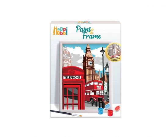 Happihobbi Paint & Frame Majestic London AS Company | Παιχνίδια για Αγόρια στο MarkCenter