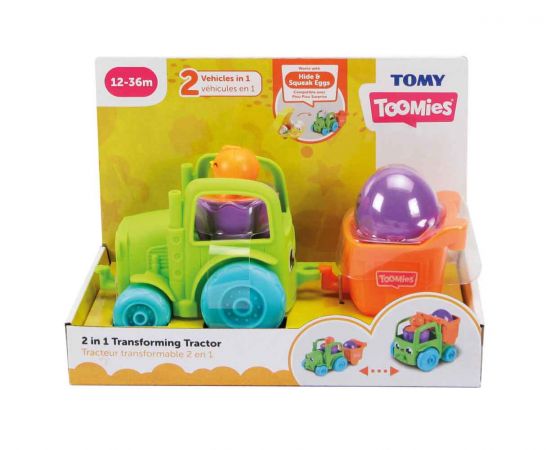 Tomy Toomies Βρεφικό Παιχνίδι 2 Σε 1 Φορτηγάκι Clementoni | Παιχνίδια στο MarkCenter