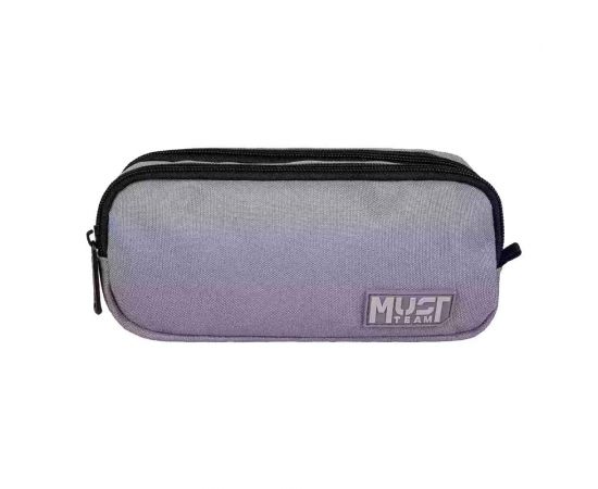 Κασετίνα Must Team Monochrome Γκρι Γκρι Ανοιχτο Must Team | Σχολικές Τσάντες - Κασετίνες στο MarkCenter