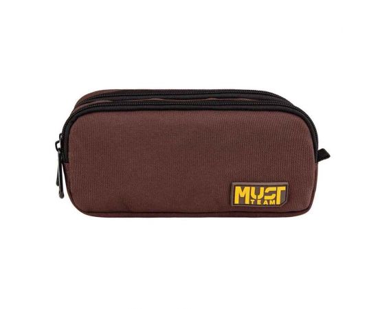 Κασετίνα Must Team Monochrome Καφε Κίτρινο Must Team | Σχολικές Τσάντες - Κασετίνες στο MarkCenter