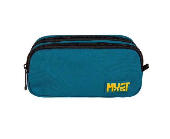 Κασετίνα Must Team Monochrome Πετρολ Κίτρινο Must Team | Σχολικές Τσάντες - Κασετίνες στο MarkCenter