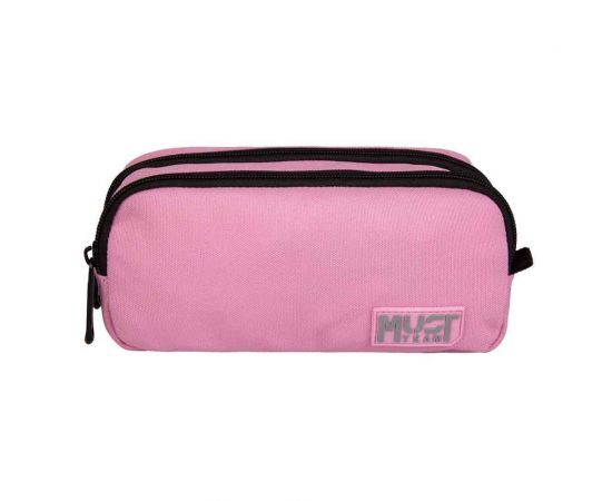 Κασετίνα Must Team Monochrome Ροζ Απαλό Γκρι Must Team | Σχολικές Τσάντες - Κασετίνες στο MarkCenter