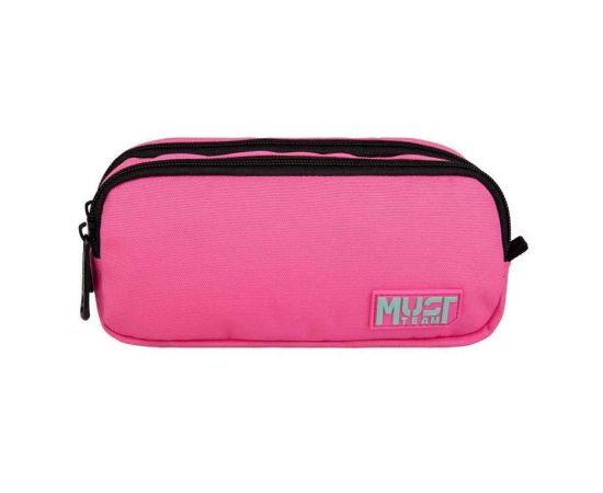 Κασετίνα Must Team Monochrome Ροζ Μέντα Must Team | Σχολικές Τσάντες - Κασετίνες στο MarkCenter