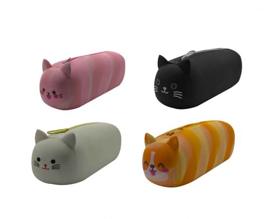 Κασετίνα Must Team Γάτα 4 Σχέδια Must Team | Σχολικές Τσάντες - Κασετίνες στο MarkCenter