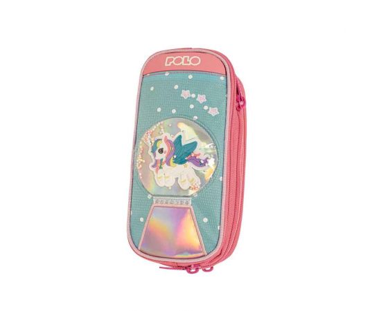 Κασετίνα Polo Reel Χιονόμπαλα Μονόκερος Polo | Σχολικές Τσάντες - Κασετίνες στο MarkCenter