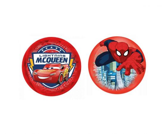 Μπάλα Με Φως Cars & Spiderman 2 Σχέδια John Hellas | Παιχνίδια για Αγόρια στο MarkCenter