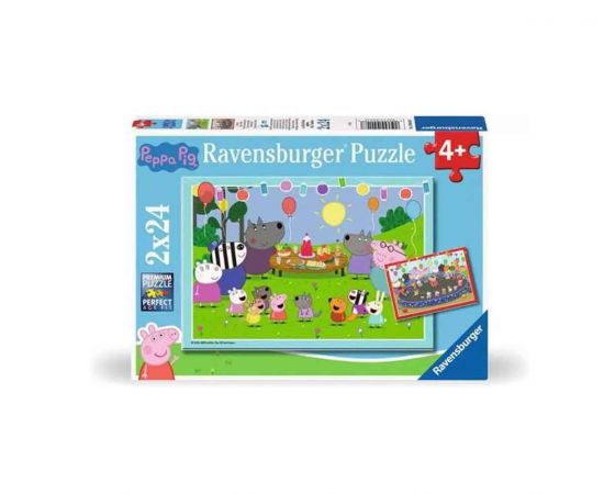Παζλ 2x24τεμ Το Πάρτι της Πεππα Ravensburger | Πάζλ στο MarkCenter