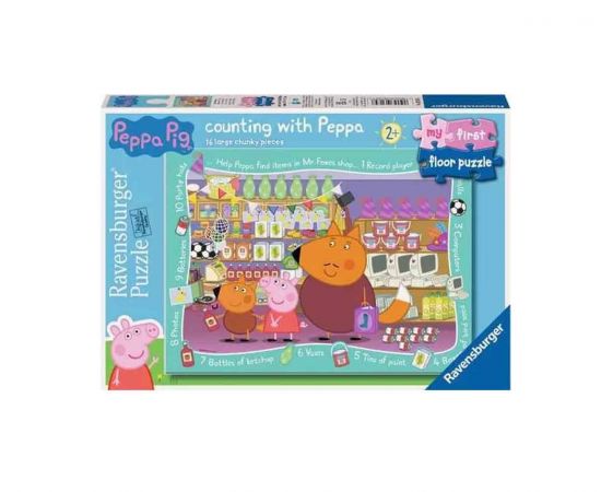 Παζλ Δαπέδου 16τεμ Peppa Pig Ravensburger | Παζλ στο MarkCenter