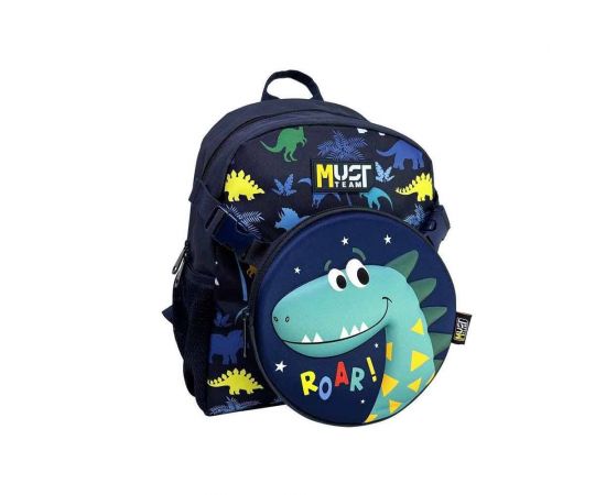 Τσάντα Πλάτης Νηπίου Must Team Με Αποσπώμενο Τσαντάκι Dino Must Team | Σχολικές Τσάντες - Κασετίνες στο MarkCenter