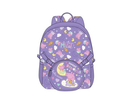 Τσάντα Πλάτης Νηπίου Must Team Με Αποσπώμενο Τσαντάκι Μέσης Και Ώμου Peppa Pig Must Team | Σχολικές Τσάντες - Κασετίνες στο MarkCenter