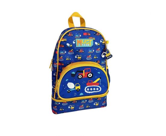 Τσάντα Πλάτης Νηπίου Must Team Με Ισοθερμική Θήκη Φαγητού Construction Must Team | Σχολικές Τσάντες - Κασετίνες στο MarkCenter