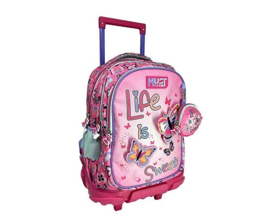 Τσάντα Τρόλευ Δημοτικού Must Team Life is Sweet Must Team | Σχολικές Τσάντες - Κασετίνες στο MarkCenter