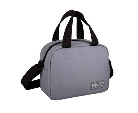 Τσαντάκι Φαγητού Must Team Ισοθερμικό Γκρι Must Team | Σχολικές Τσάντες - Κασετίνες στο MarkCenter