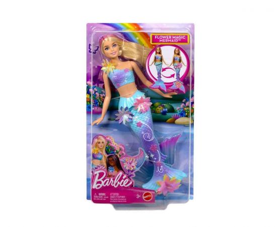 Barbie Κούκλα Μαγική Γοργόνα που Ανθίζει Ξανθιά | JDM72 Mattel | Παιχνίδια για Κορίτσια στο MarkCenter
