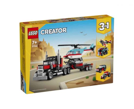 Lego Creator Flatbed Truck With Helicopter 31146 Lego | Lego στο MarkCenter