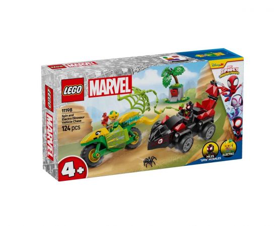 Lego Marvel Spidey And His Amazing Friends Spin and Electro Dinosaur Vehicle Chase 11198 Lego | Lego στο MarkCenter
