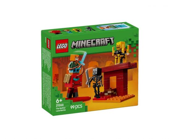 Lego Minecraft The Nether Lava Battle 21266 Lego | Lego στο MarkCenter