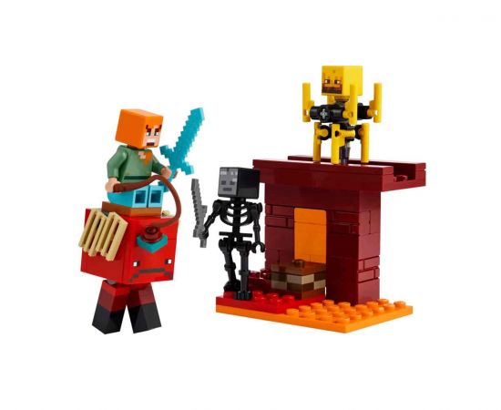 Lego Minecraft The Nether Lava Battle 21266 Lego | Lego στο MarkCenter