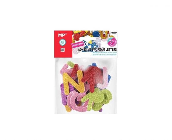 Αφρώδη Αυτοκόλλητα MP Με Glitter Γράμματα Λατινικά  MP | Διάφορα Είδη στο MarkCenter