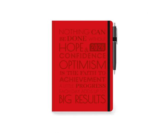 Ημερολόγιο Ημερήσιο Opus 12X17 Κόκκινο Με Λάστιχο Και Στυλό 2026 Εκδόσεις τριπερίνας | Ημερολόγια στο MarkCenter