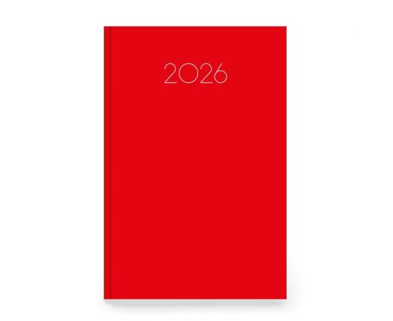Ημερολόγιο Ημερήσιο Simple 17X24 Κόκκινο 2026 Εκδόσεις τριπερίνας | Ημερολόγια στο MarkCenter