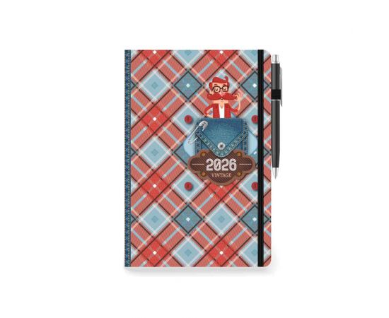 Ημερολόγιο Ημερήσιο Καρο 12X17 Jean 2026 Εκδόσεις τριπερίνας | Ημερολόγια στο MarkCenter