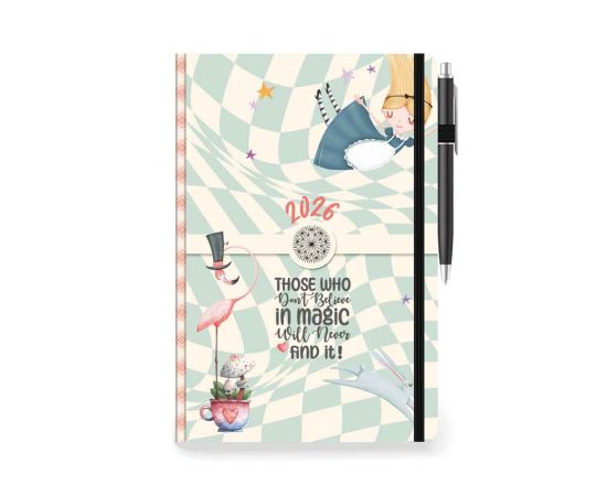 Ημερολόγιο Ημερήσιο Καρο 14X21 Alice 2026 Εκδόσεις τριπερίνας | Ημερολόγια στο MarkCenter