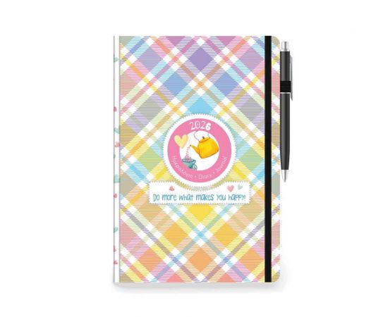 Ημερολόγιο Ημερήσιο Καρο 14X21 Joy 2026 Εκδόσεις τριπερίνας | Ημερολόγια στο MarkCenter