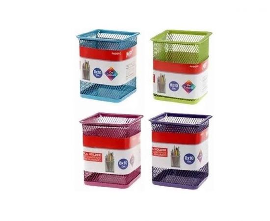 Μολυβοθήκη Μεταλλική Τετράγωνη MP 8x10cm 4 Χρώματα MP | Διάφορα Είδη στο MarkCenter