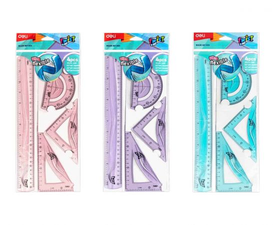 Σετ Γεωμετρίας Deli Twist Me 30εκ 3 Χρώματα Deli | Διάφορα Είδη στο MarkCenter