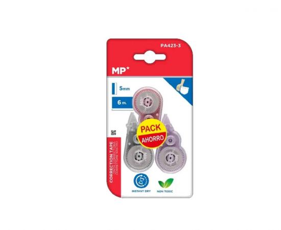 Σετ Διορθωτικές Ταινίες MP 5mm x 6m 3τεμ MP | Γραφική Ύλη στο MarkCenter