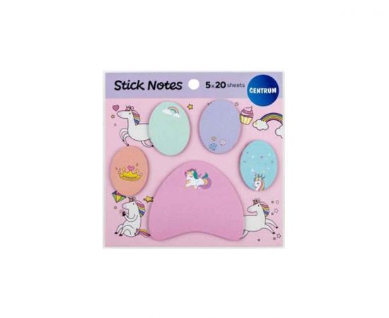 Χαρτάκια Αυτοκόλλητα Centrum 5τεμ x 20φ Μονόκεροι Centrum | Προμήθεια Γραφείου στο MarkCenter