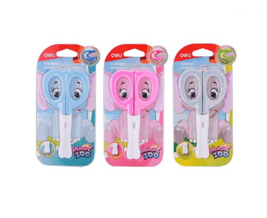 Ψαλίδι Παιδικό Deli Elephant 12εκ 3 Χρώματα Deli | Είδη Χειροτεχνίας στο MarkCenter