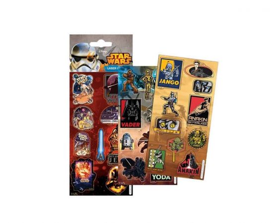 Αυτοκόλλητα Laser Star Wars 3 Σχέδια GIM | Διάφορα Είδη στο MarkCenter