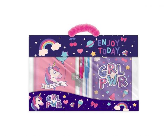 Ημερολόγιο με Κλειδαριά και 2 Στυλό Gel Must Girl Must Team | Βιβλία Παιδικά στο MarkCenter