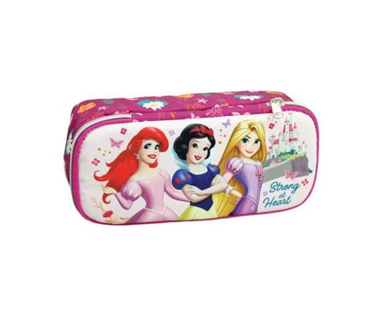 Κασετίνα Gim Οβάλ Princess Castle GIM | Σχολικές Τσάντες - Κασετίνες στο MarkCenter