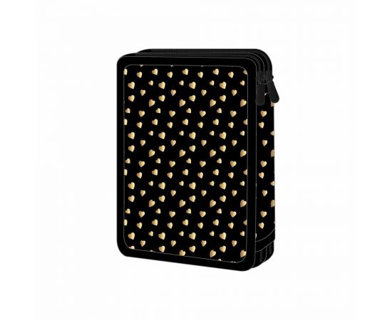 Κασετίνα Must Team Διπλή Γεμάτη Butterfly Hearts Must Team | Σχολικές Τσάντες - Κασετίνες στο MarkCenter