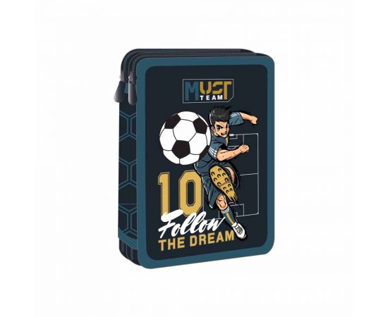 Κασετίνα Must Team Διπλή Γεμάτη Football Must Team | Σχολικές Τσάντες - Κασετίνες στο MarkCenter