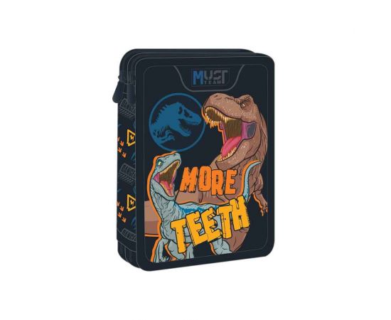 Κασετίνα Must Team Διπλή Γεμάτη Jurassic World More Teeth Must Team | Σχολικές Τσάντες - Κασετίνες στο MarkCenter