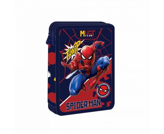 Κασετίνα Must Team Διπλή Γεμάτη Spiderman Thwip Must Team | Σχολικές Τσάντες - Κασετίνες στο MarkCenter