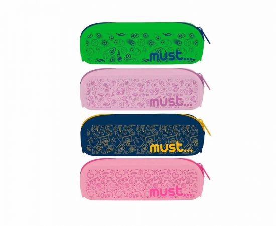 Κασετίνα Σιλικόνης Must Team Focus 4 Σχέδια Must Team | Σχολικές Τσάντες - Κασετίνες στο MarkCenter