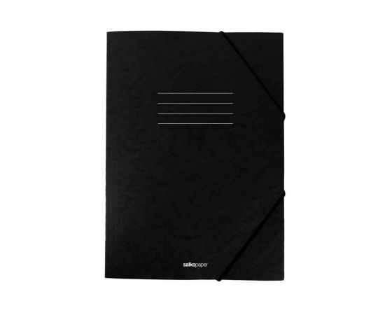 Ντοσιέ Λάστιχο Salko 25x35 Prespan Μαύρο Salko | Είδη Αρχειοθέτησης στο MarkCenter