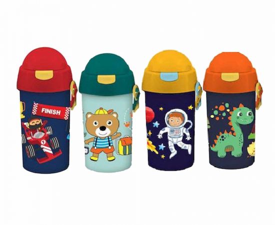 Παγούρι Πλαστικό Must Team 500ml Με Καλαμάκι Αγόρι 4 Σχέδια Must Team | Παγουράκια - Δοχεία Φαγητού στο MarkCenter