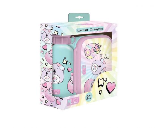 Σετ Δοχείο Φαγητού και Παγούρι Αλουμινίου Must Team Squishcuties Must Team | Παγουράκια - Δοχεία Φαγητού στο MarkCenter