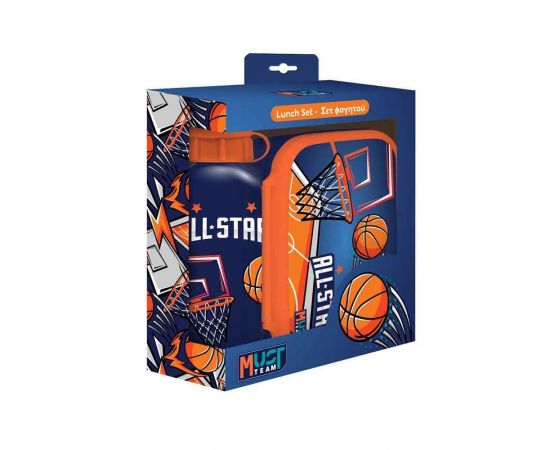 Σετ Δοχείο Φαγητού και Παγούρι Αλουμινίου Must Team Basketball Must Team | Παγουράκια - Δοχεία Φαγητού στο MarkCenter
