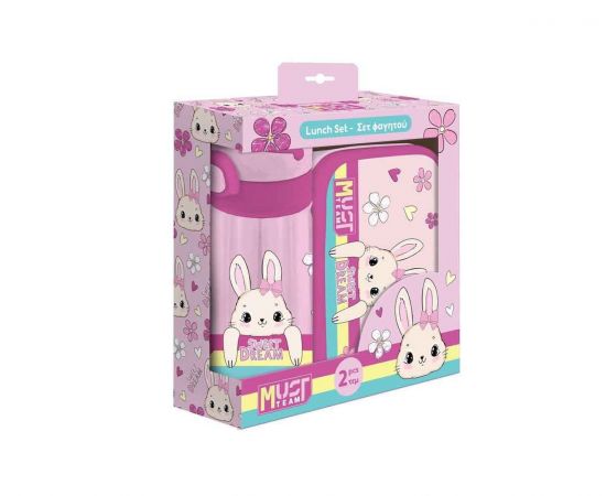 Σετ Δοχείο Φαγητού και Παγούρι Πλαστικό Must Team Sweet Dream Must Team | Παγουράκια - Δοχεία Φαγητού στο MarkCenter