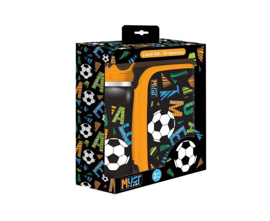 Σετ Δοχείο Φαγητού και Παγούρι Ανοξείδωτο Must Team Game On Must Team | Παγουράκια - Δοχεία Φαγητού στο MarkCenter