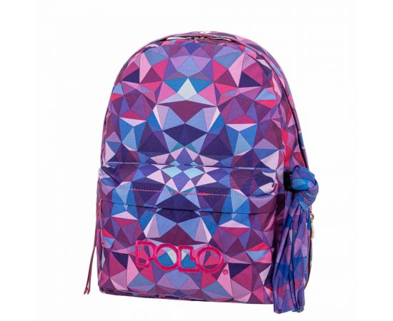 Τσάντα Πλάτης Polo Original Scarf Shapes Μωβ Μπλε Polo | Σχολικές Τσάντες - Κασετίνες στο MarkCenter