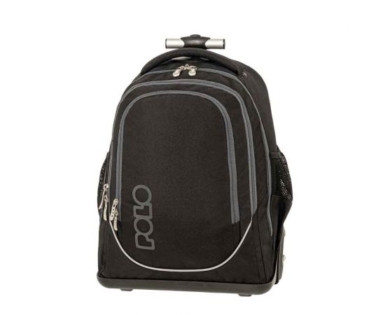 Τσάντα Τρόλευ Δημοτικού Polo Cart Μαύρο Polo | Σχολικές Τσάντες - Κασετίνες στο MarkCenter