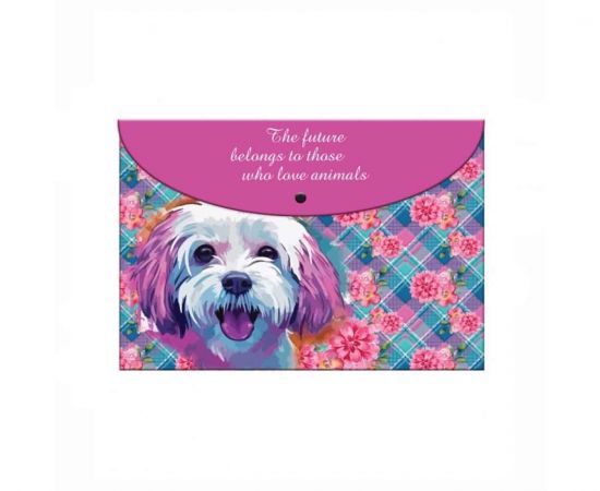 Φάκελος Κουμπί Α4 Love Dog GIM | Είδη Αρχειοθέτησης στο MarkCenter